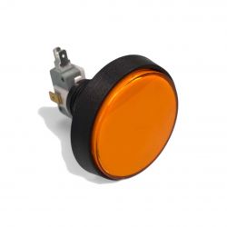 2" Orange/Amber Blank Button - 5 Volt LED Lamp